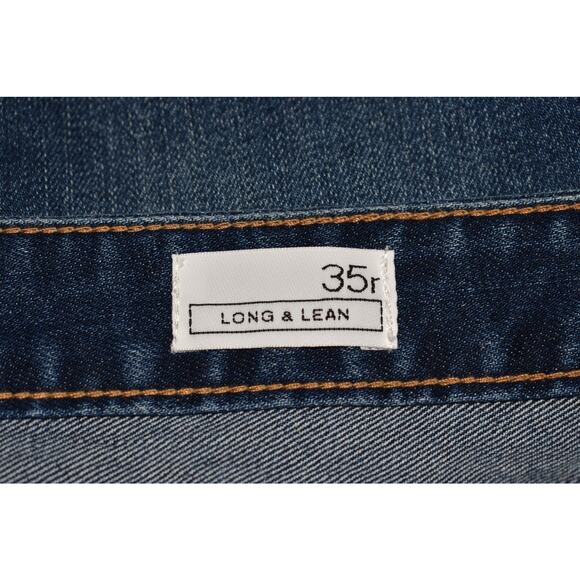 GAP NEW $70 Medium Wash Long & Lean Bootcut Stretch Denim Jean Size 35 - Picture 3 of 3